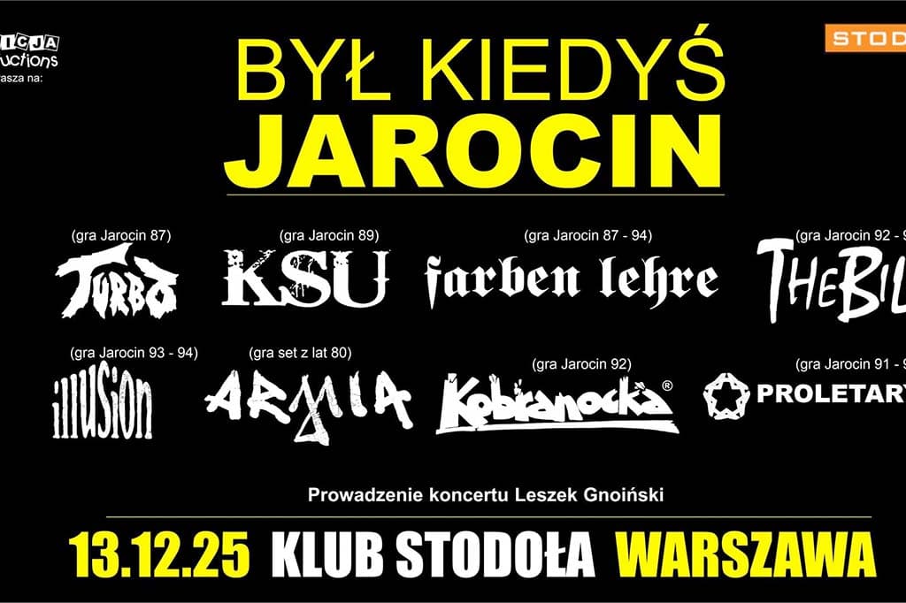 "Był Kiedyś Jarocin" 2025 [DATA, LINE-UP, BILETY]