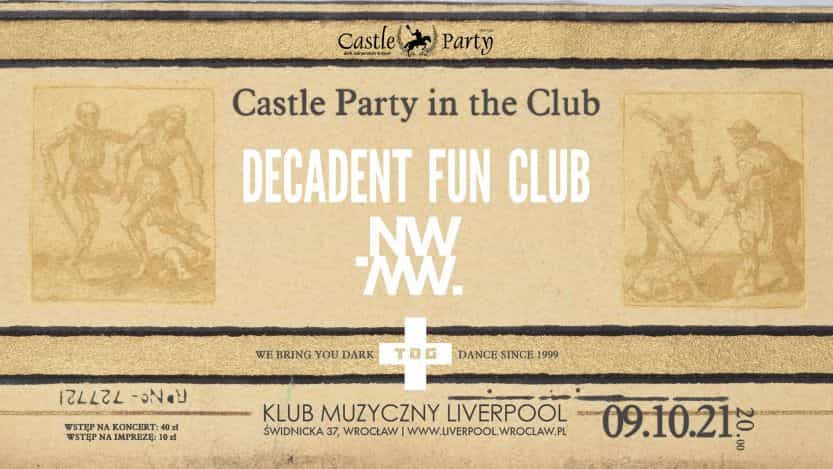 Castle Party in the Club: szczegóły pierwszego koncertu we Wrocławiu