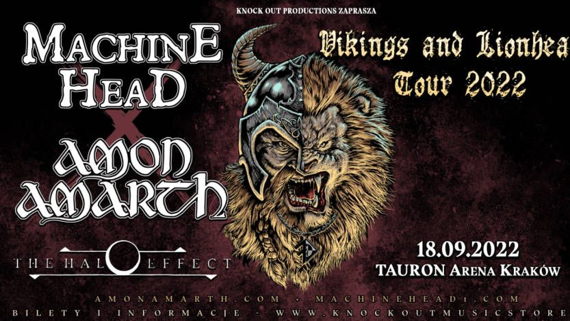 Koncert Machine Head oraz Amon Amarth w Krakowie w 2022